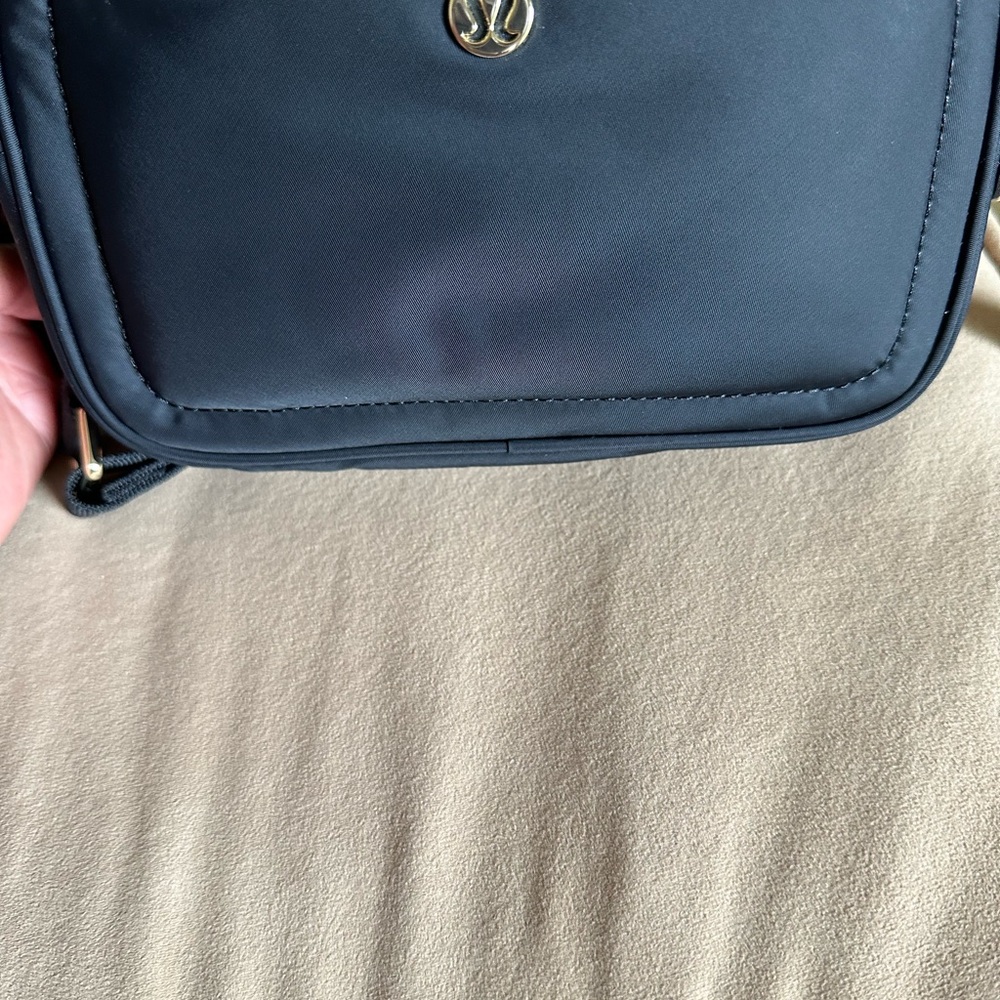 Lululemon Athletica Black Crossbody Bag with Structured Design